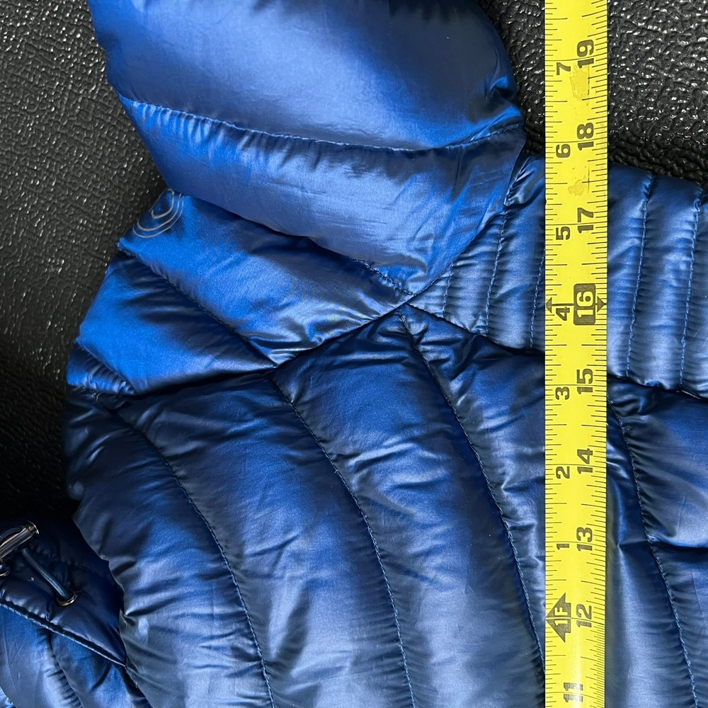 Calvin Klein Womens Packable Lightweight Premium Down Puffer Jacket Blue XS - Picture 7 of 8